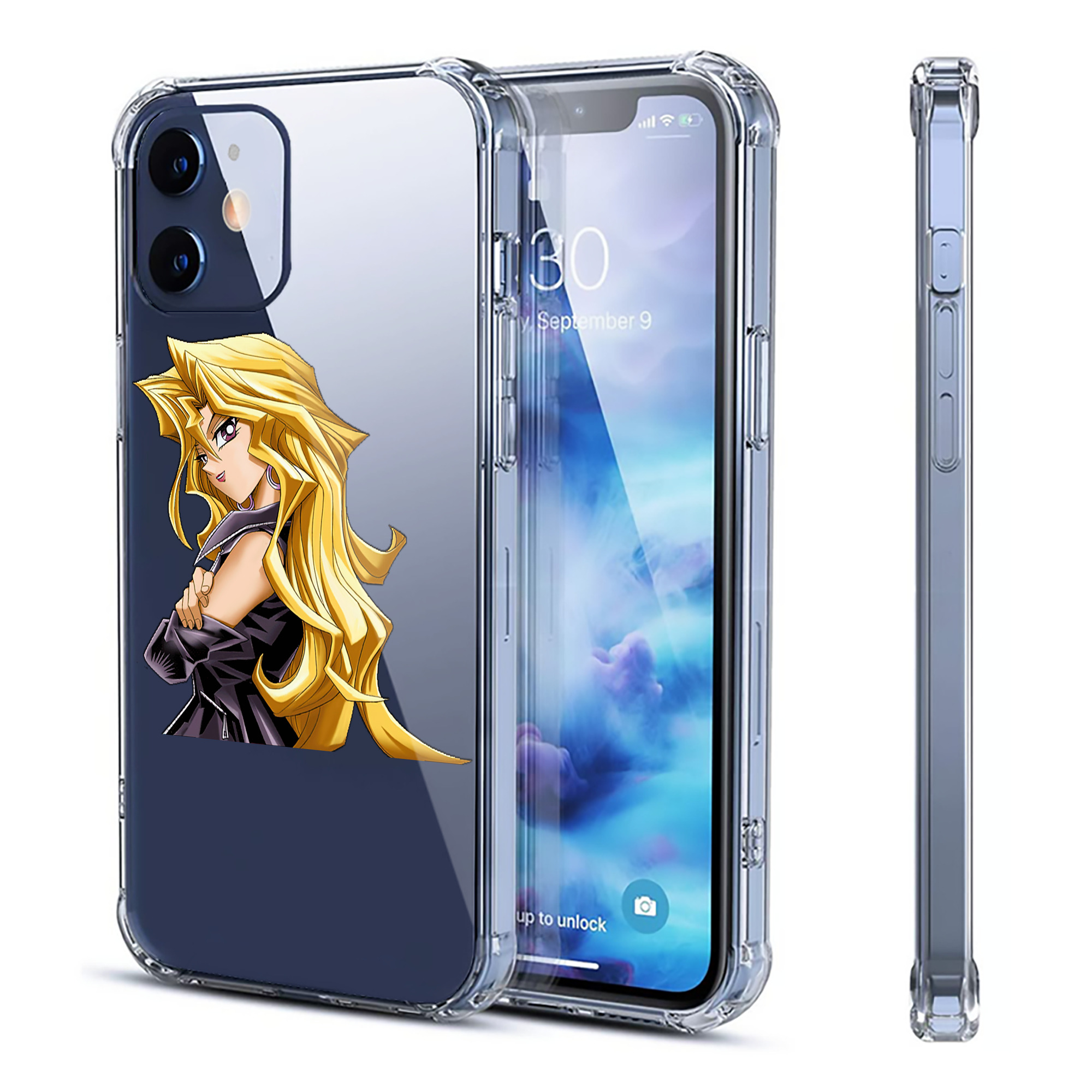 （画像用） Digimon デジタルモンスター/デジモン 【iPhone 12シリーズ対応】透明スマホケース（クリアソフトケース）